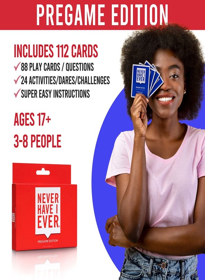 Never Have I Ever Pregame Edition Card Game Set | Fun Game Night Party Games for Adults, College Students | for 3+ Players | Ages 17 + - Image 5